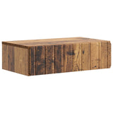 vidaXL Wall-Mounted Side Table White 59 x 34.5 x 17 cm Engineered Wood