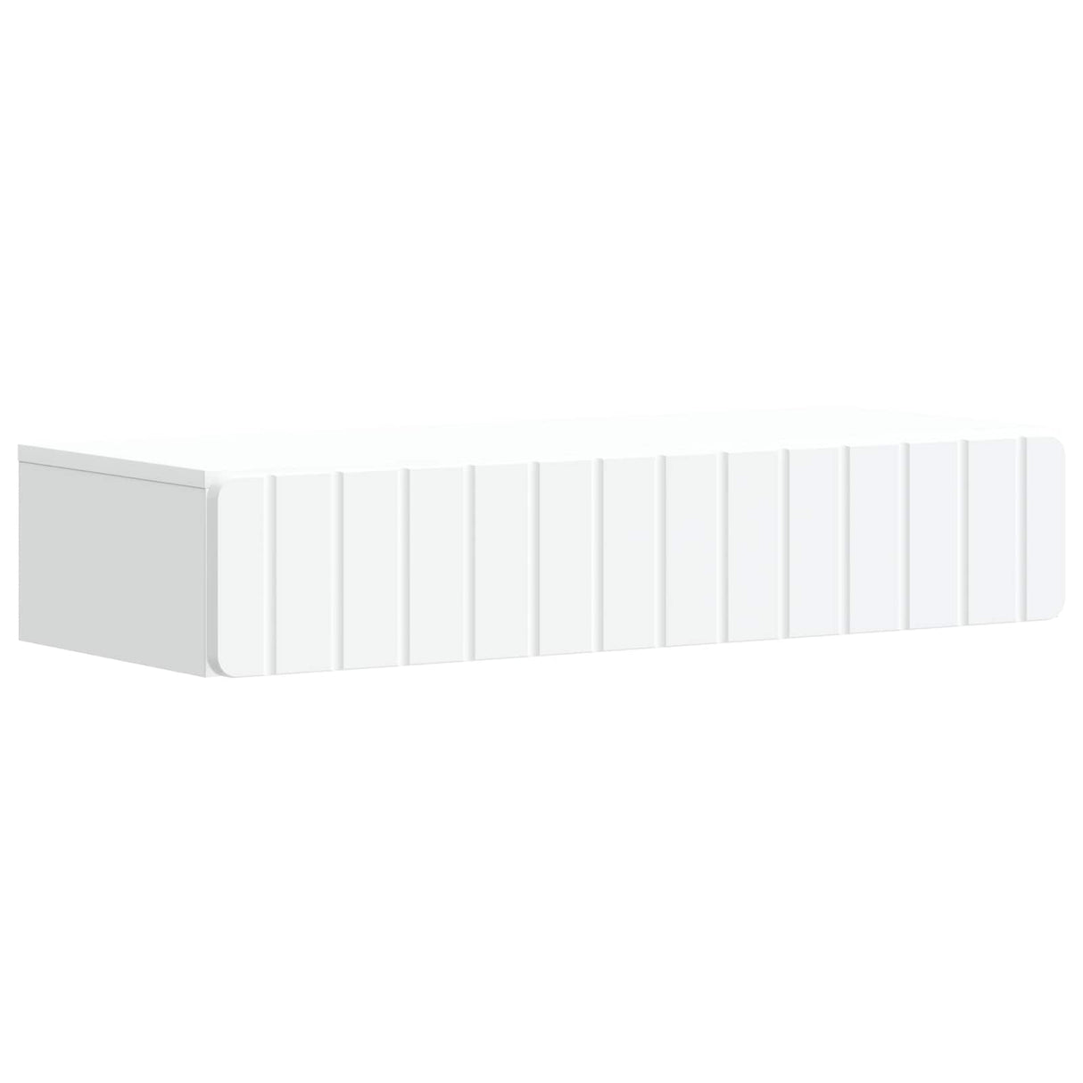 vidaXL Wall-Mounted Side Table White 59 x 34.5 x 17 cm Engineered Wood