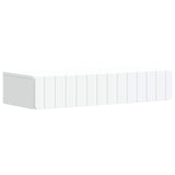 vidaXL Wall-Mounted Side Table White 59 x 34.5 x 17 cm Engineered Wood