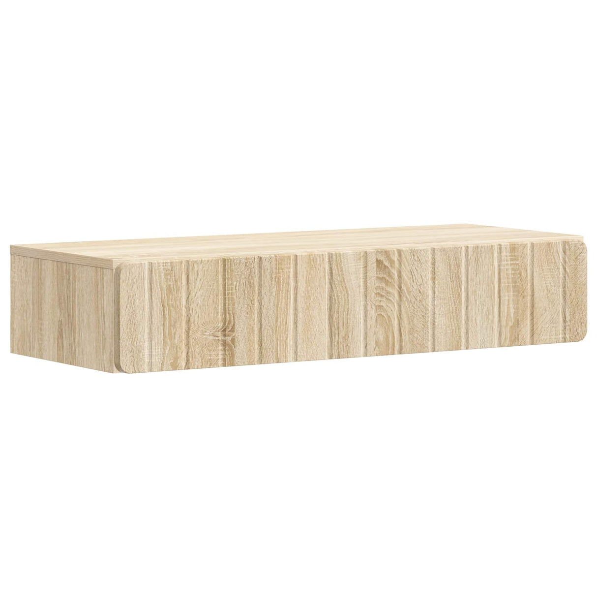vidaXL Wall-Mounted Side Table White 59 x 34.5 x 17 cm Engineered Wood