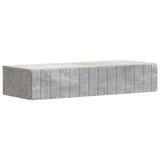 vidaXL Wall-Mounted Side Table White 59 x 34.5 x 17 cm Engineered Wood