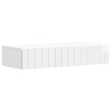 vidaXL Wall-Mounted Side Table White 59 x 34.5 x 17 cm Engineered Wood