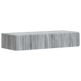 vidaXL Wall-Mounted Side Table White 59 x 34.5 x 17 cm Engineered Wood