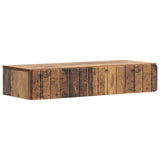 vidaXL Wall-Mounted Side Table White 59 x 34.5 x 17 cm Engineered Wood
