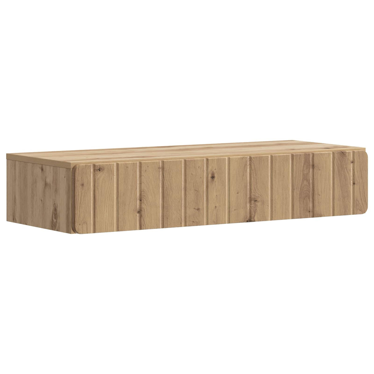 vidaXL Wall-Mounted Side Table White 59 x 34.5 x 17 cm Engineered Wood