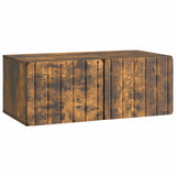 vidaXL Wall-Mounted TV Cabinet Black 59.5x41x30 cm Engineered Wood
