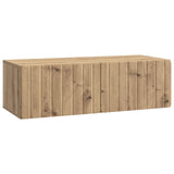 vidaXL Wall-Mounted TV Cabinet Black 59.5x41x30 cm Engineered Wood