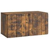 vidaXL Wall-Mounted TV Cabinet Black 59.5x41x30 cm Engineered Wood