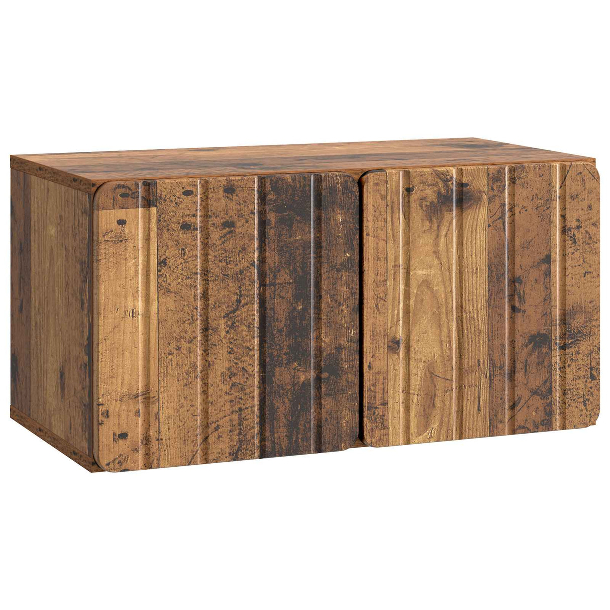 vidaXL Wall-Mounted TV Cabinet Black 59.5x41x30 cm Engineered Wood
