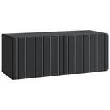 vidaXL Wall-Mounted TV Cabinet Black 59.5x41x30 cm Engineered Wood