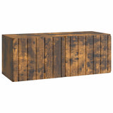 vidaXL Wall-Mounted TV Cabinet Black 59.5x41x30 cm Engineered Wood