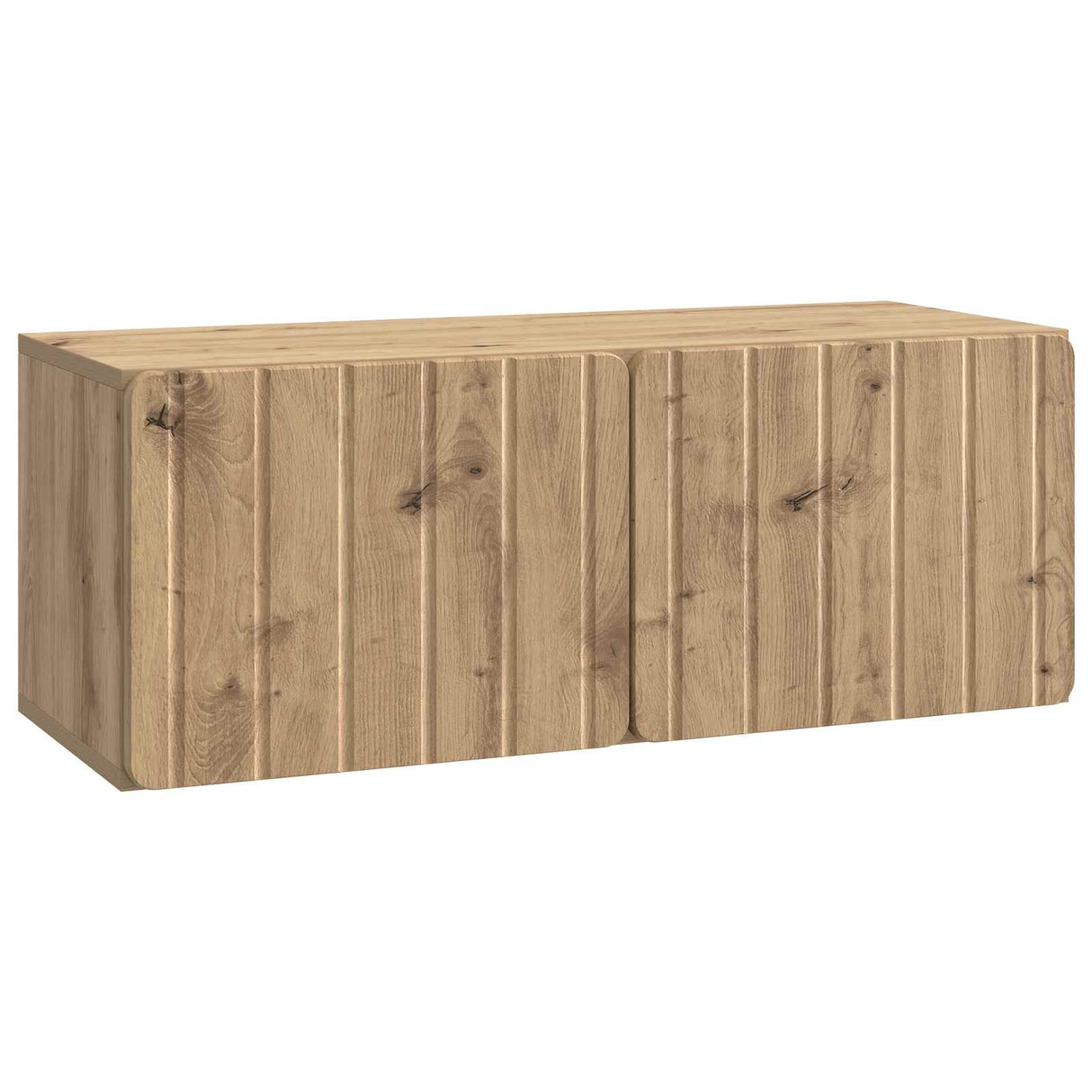vidaXL Wall-Mounted TV Cabinet Black 59.5x41x30 cm Engineered Wood