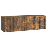 vidaXL Wall-Mounted TV Cabinet Black 59.5x41x30 cm Engineered Wood