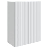 vidaXL Wandkast Wit 66 x 34,5 x 90 cm Bewerkt hout