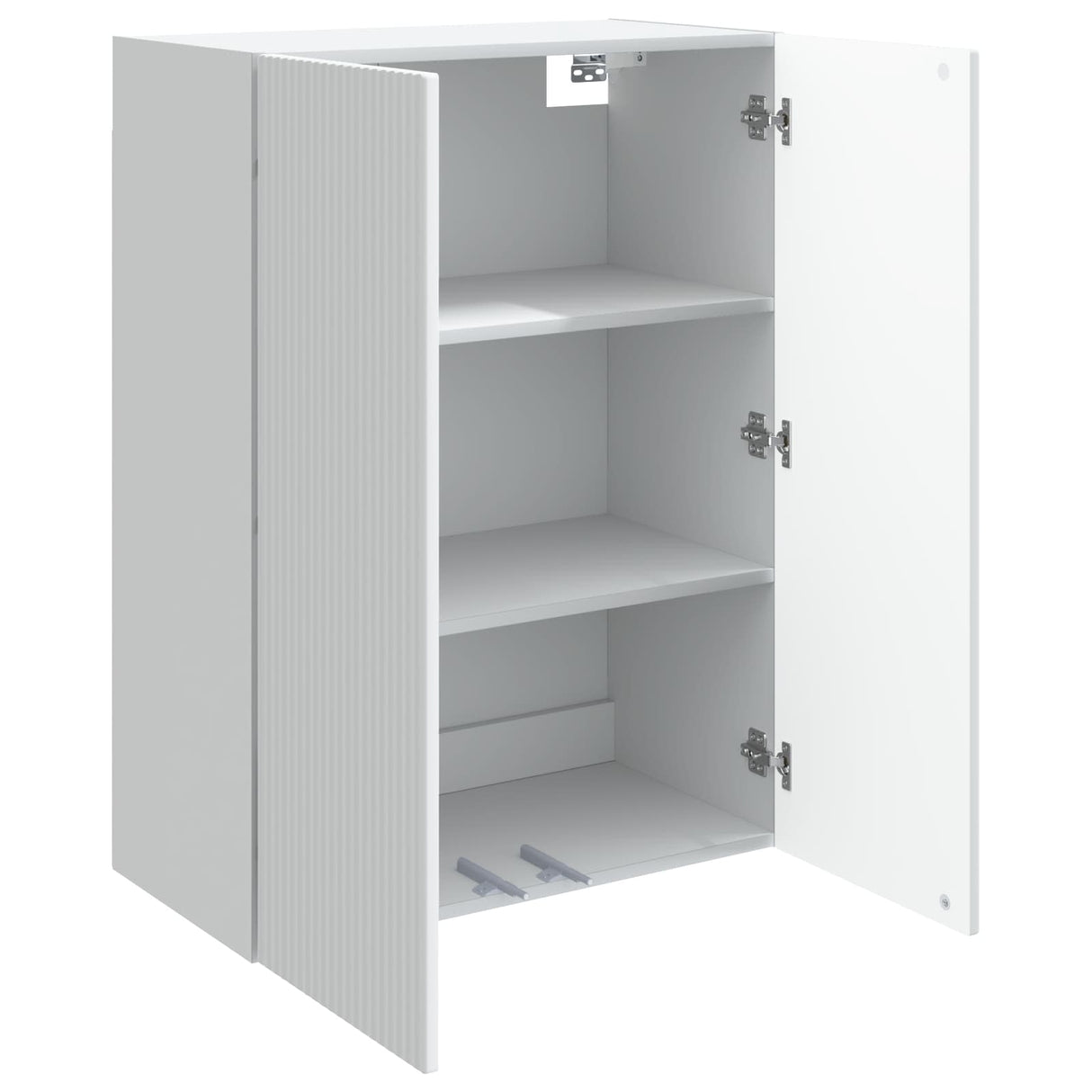 vidaXL Wandkast Wit 66 x 34,5 x 90 cm Bewerkt hout