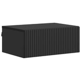 vidaXL Muurbevestigde Nachttafel met lade 2 pcs Wit 49 x 34,5 x 20 cm