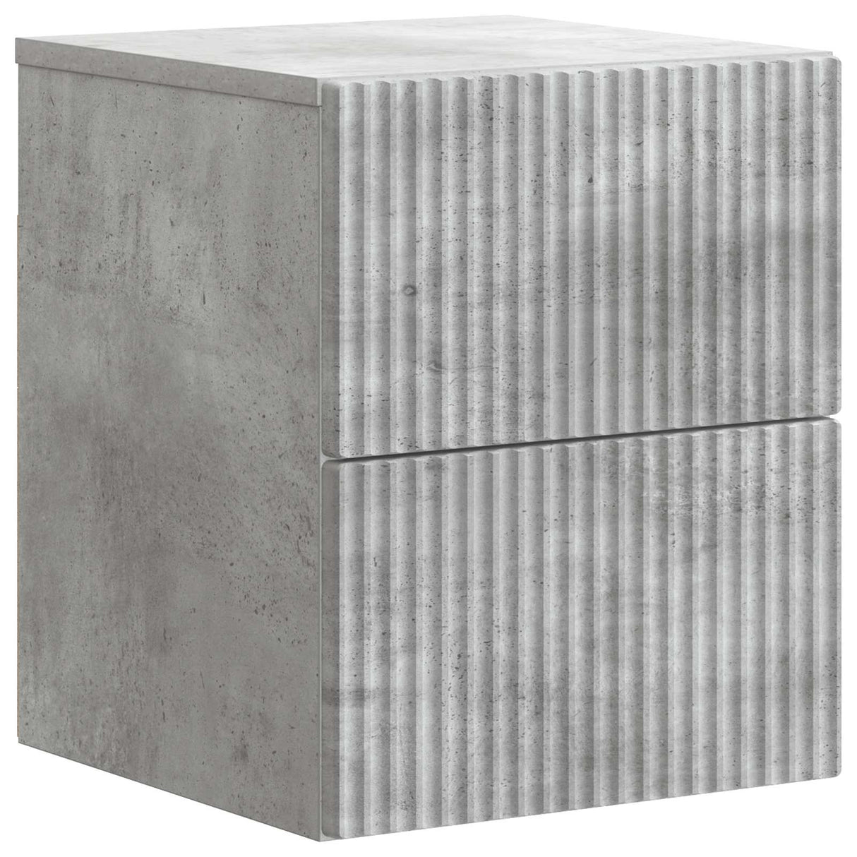 vidaXL Muurbevestigde Nachttafel met lade 2 pcs Wit 33 x 34,5 x 40 cm