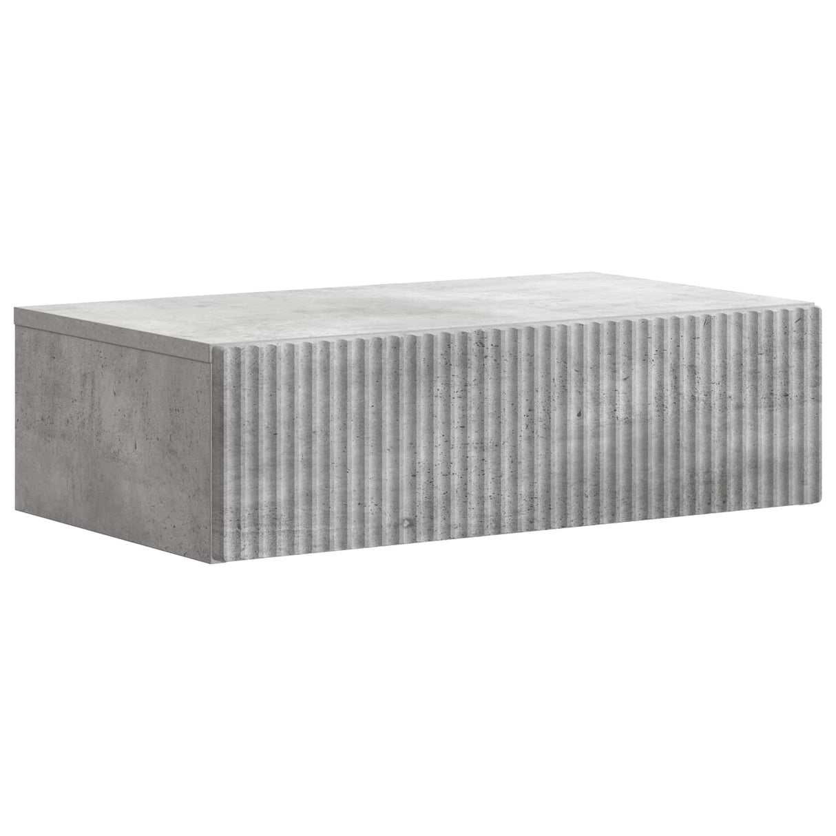 vidaXL Wandgemonteerde Zijtafel Zwart 59 x 34,5 x 17 cm Bewerkt hout