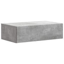 vidaXL Wandgemonteerde Zijtafel Zwart 59 x 34,5 x 17 cm Bewerkt hout