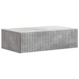 vidaXL Wandgemonteerde Zijtafel Zwart 59 x 34,5 x 17 cm Bewerkt hout