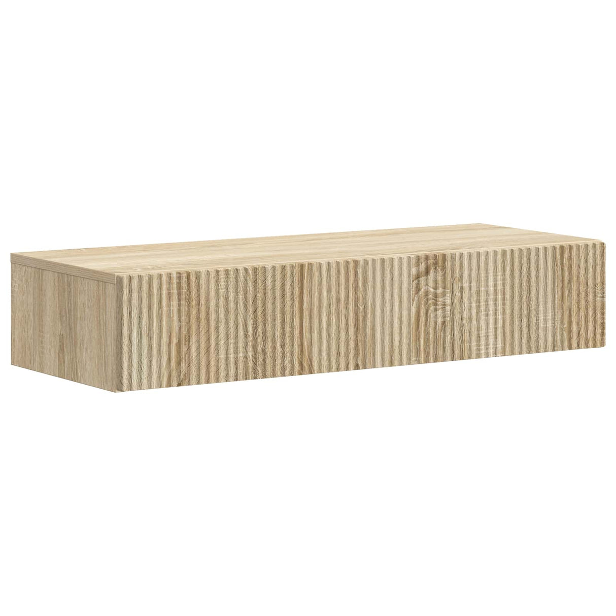 vidaXL Wandgemonteerde Zijtafel Zwart 59 x 34,5 x 17 cm Bewerkt hout