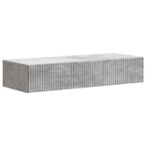 vidaXL Wandgemonteerde Zijtafel Zwart 59 x 34,5 x 17 cm Bewerkt hout