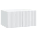 vidaXL Wandmontage TV-kast Zwart 59,5 x 41 x 30 cm Bewerkt hout