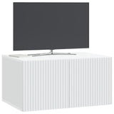 vidaXL Wandmontage TV-kast Zwart 59,5 x 41 x 30 cm Bewerkt hout