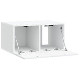 vidaXL Wandmontage TV-kast Zwart 59,5 x 41 x 30 cm Bewerkt hout
