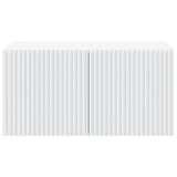 vidaXL Wandmontage TV-kast Zwart 59,5 x 41 x 30 cm Bewerkt hout