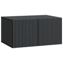 vidaXL Wandmontage TV-kast Zwart 59,5 x 41 x 30 cm Bewerkt hout