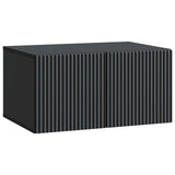 vidaXL Wandmontage TV-kast Zwart 59,5 x 41 x 30 cm Bewerkt hout