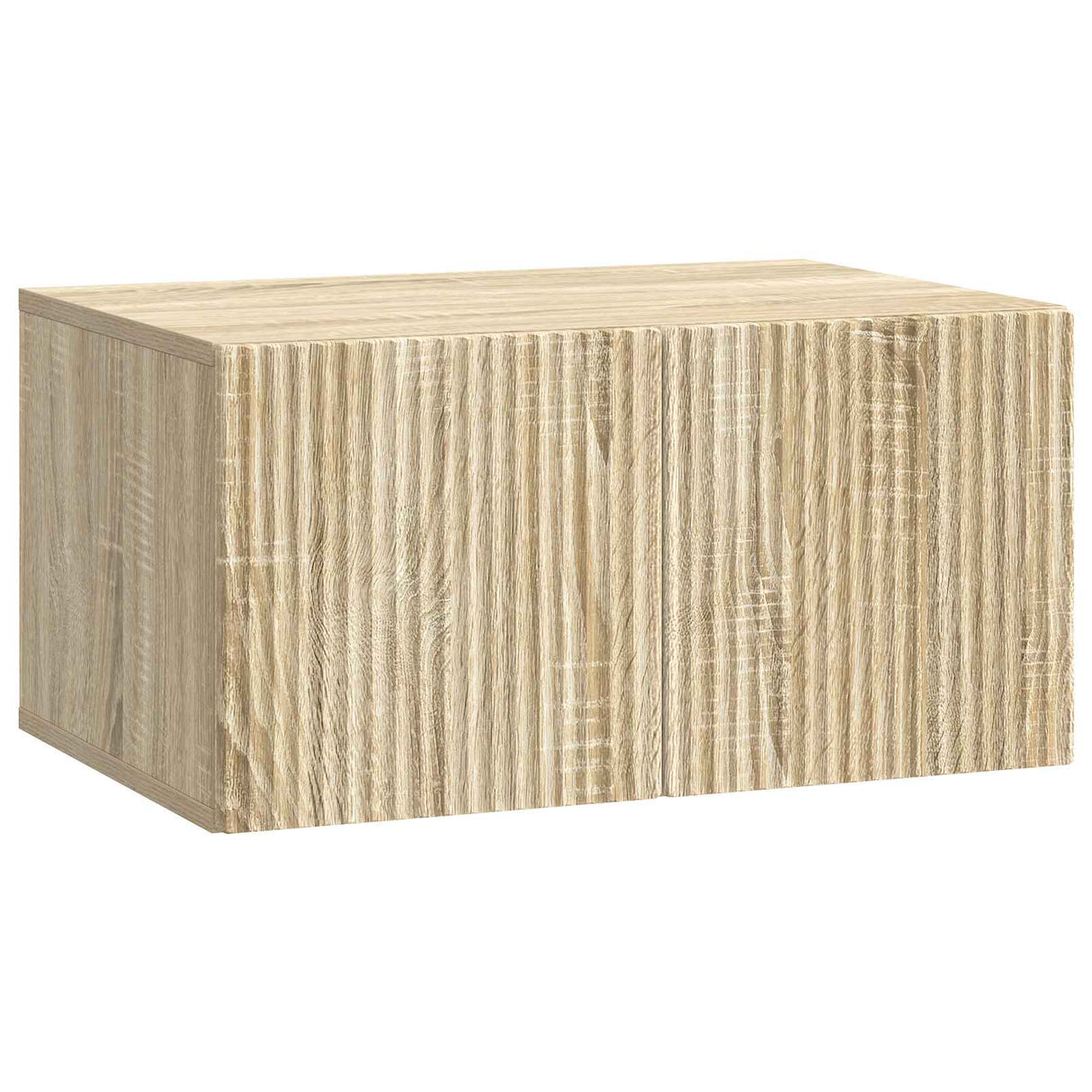 vidaXL Wandmontage TV-kast Zwart 59,5 x 41 x 30 cm Bewerkt hout