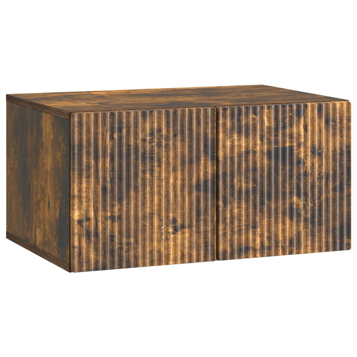 vidaXL Wandmontage TV-kast Zwart 59,5 x 41 x 30 cm Bewerkt hout