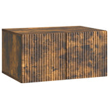 vidaXL Wandmontage TV-kast Zwart 59,5 x 41 x 30 cm Bewerkt hout