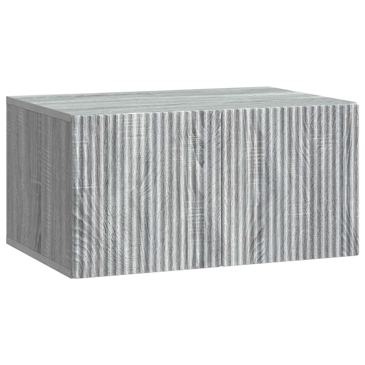 vidaXL Wandmontage TV-kast Zwart 59,5 x 41 x 30 cm Bewerkt hout