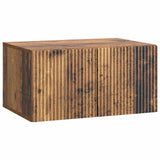 vidaXL Wandmontage TV-kast Zwart 59,5 x 41 x 30 cm Bewerkt hout