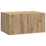 vidaXL Wandmontage TV-kast Zwart 59,5 x 41 x 30 cm Bewerkt hout