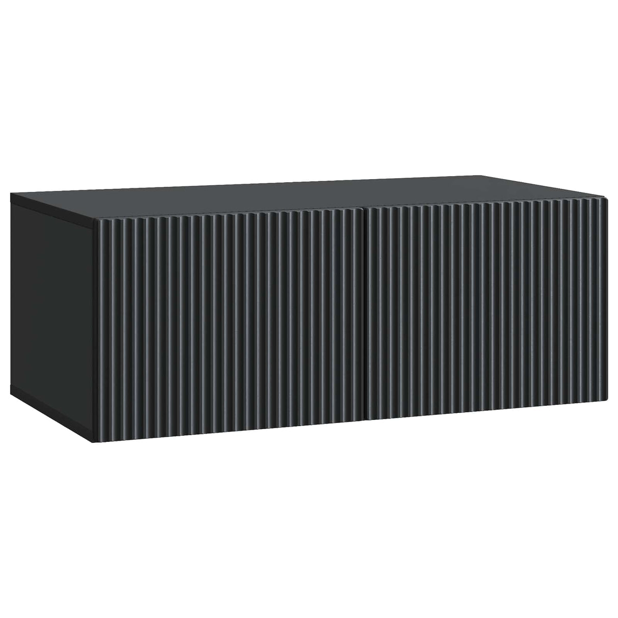 vidaXL Wandmontage TV-kast Zwart 59,5 x 41 x 30 cm Bewerkt hout
