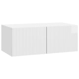 vidaXL Wandmontage TV-kast Zwart 59,5 x 41 x 30 cm Bewerkt hout
