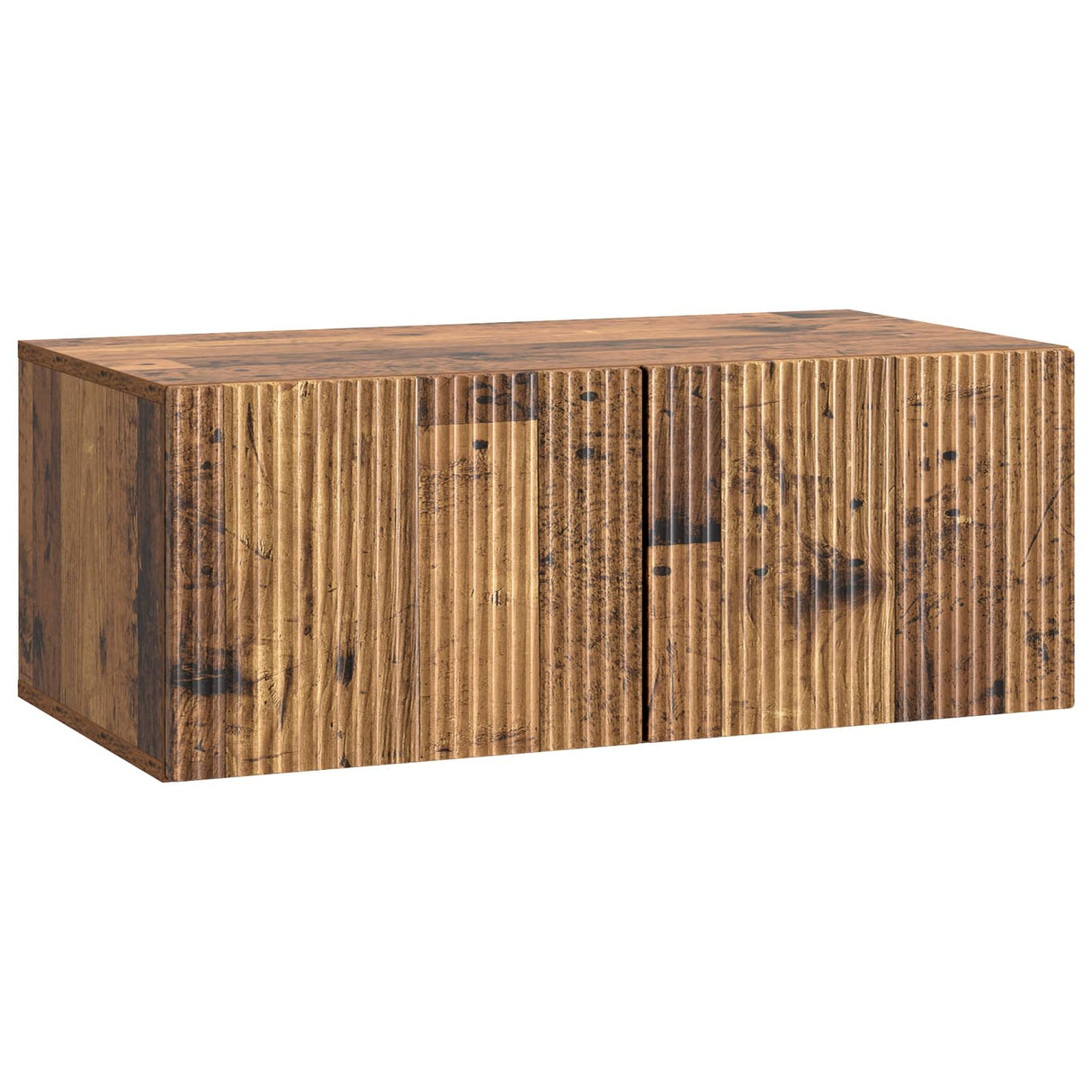 vidaXL Wandmontage TV-kast Zwart 59,5 x 41 x 30 cm Bewerkt hout