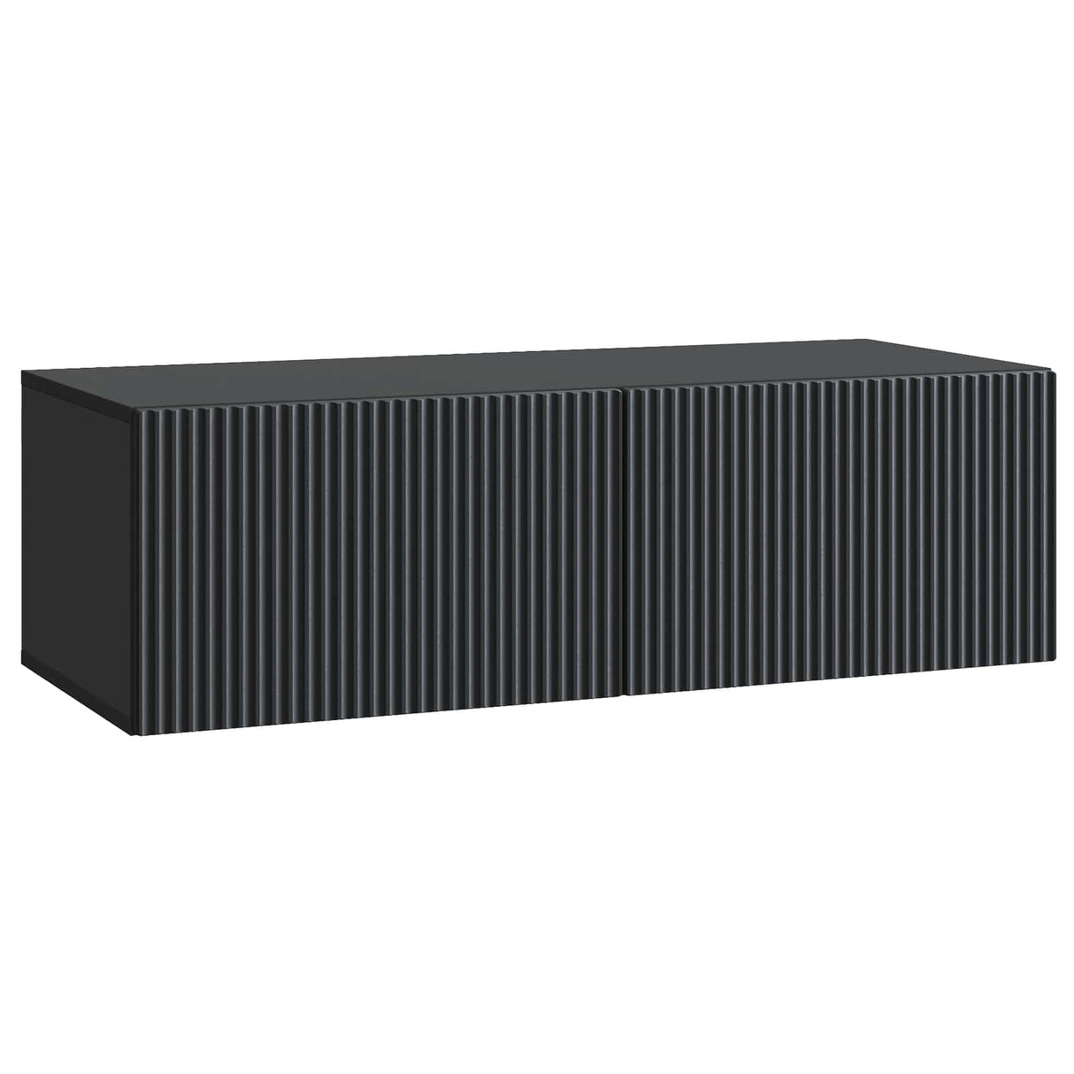 vidaXL Wandmontage TV-kast Zwart 59,5 x 41 x 30 cm Bewerkt hout
