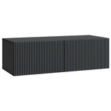 vidaXL Wandmontage TV-kast Zwart 59,5 x 41 x 30 cm Bewerkt hout
