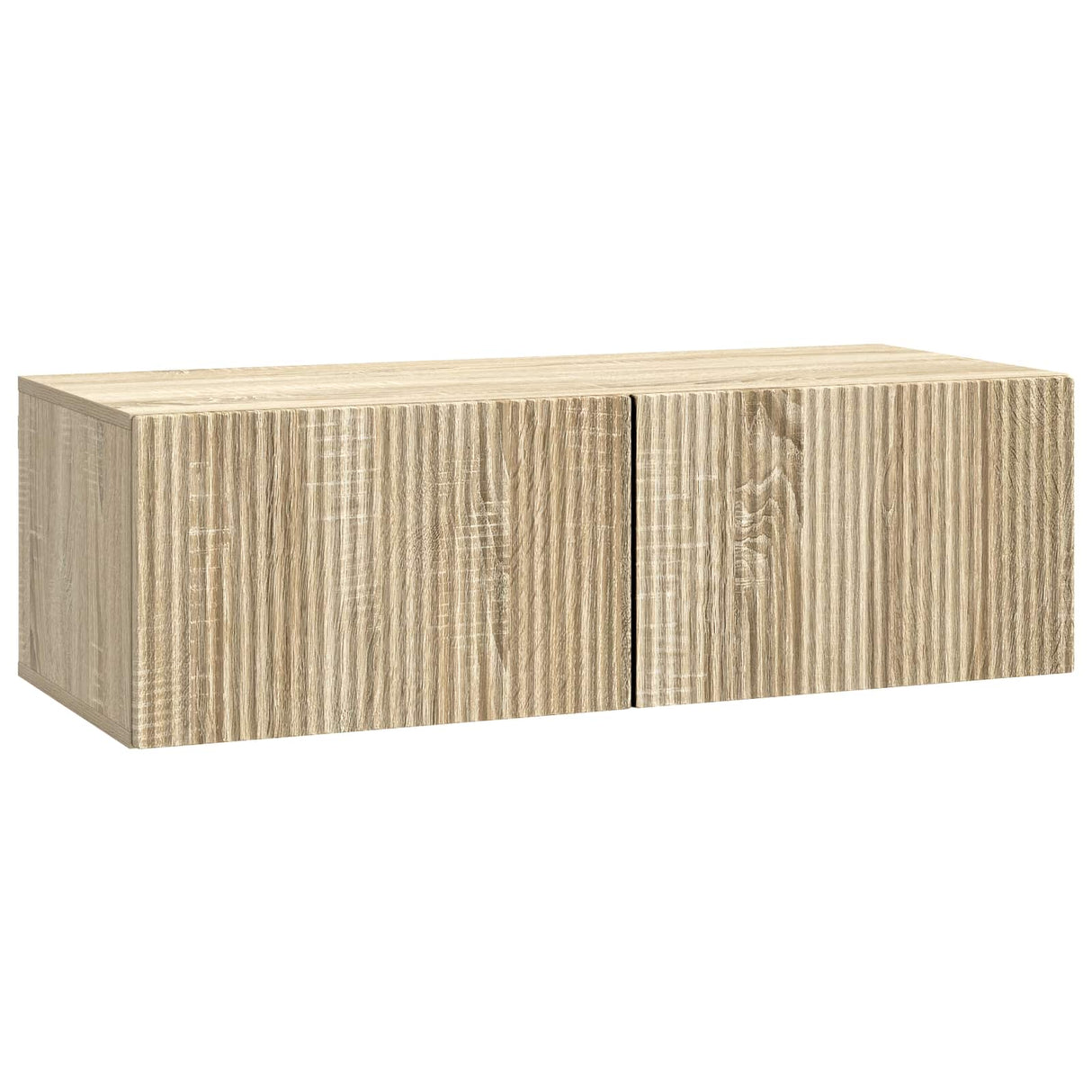 vidaXL Wandmontage TV-kast Zwart 59,5 x 41 x 30 cm Bewerkt hout
