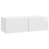 vidaXL Wandmontage TV-kast Zwart 59,5 x 41 x 30 cm Bewerkt hout