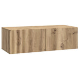 vidaXL Wandmontage TV-kast Zwart 59,5 x 41 x 30 cm Bewerkt hout