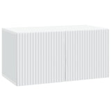 vidaXL Wandmontage TV-kast Zwart 59,5 x 41 x 30 cm Bewerkt hout