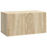 vidaXL Wandmontage TV-kast Zwart 59,5 x 41 x 30 cm Bewerkt hout