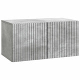 vidaXL Wandmontage TV-kast Zwart 59,5 x 41 x 30 cm Bewerkt hout