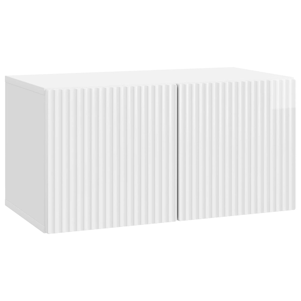 vidaXL Wandmontage TV-kast Zwart 59,5 x 41 x 30 cm Bewerkt hout
